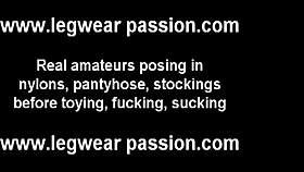 tear open my stockings and fuck me hard with those toys, baby. what are you waiting for?