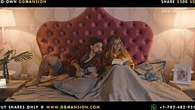 Double date with latina brunettes turns into a private lesbian party with big tits and asses