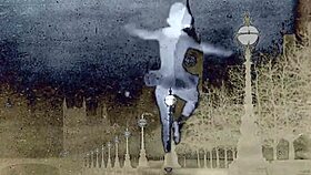 ヴィンテージダークランタン・ロンドン異人種タブークリップを見続けられない