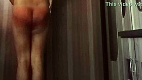 rude friend spanking my ass bound in bondage