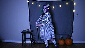 Beetlejuice Character Performs Striptease
