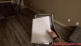 blonde stepdaughter fucks in pov with big cock