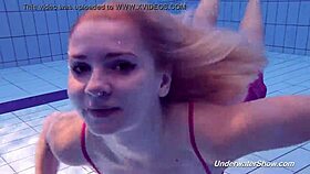 Watch Proklova Remove Her Bikini And Dive Underwater
