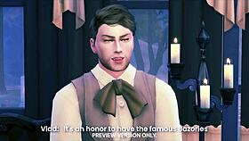 Masquerade Night - 3D Hentai Gangbang with Pussy Licking and Banging!