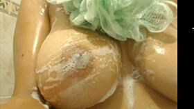 shine24 shows her big tits naked on webcam?