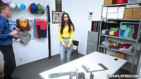 Brunette Babe Kiarra Kai Bouncing Her Shaved Pussy And Moaning In Delight