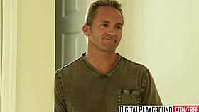 cute blonde riley steele gets rough stepdad fucking