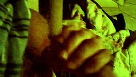 Boyfriend strokes his cock slowly while friend watches intently 😏