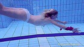 Watch Proklova Remove Her Bikini And Dive Underwater