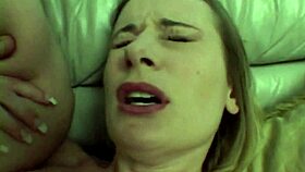 lawrence gets blowjob and anal fucking from blonde interracial