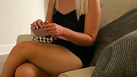 my big booty blonde slut gets her fat pussy wet