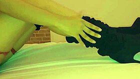 Latina debuts new toy with blowjob and pussy play!