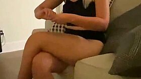 my big booty blonde slut gets her fat pussy wet