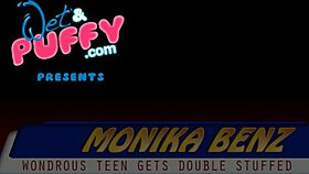 monika benz in european solo close up scene