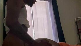 french ebony european black beauty in casual scene