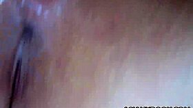 Busty asian babe gets creampied in hardcore homemade scene