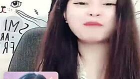 jin xinh in bunny costume live show revealing full face while chatting