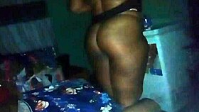 Curvy ebony amateur Ella gets fucked by big cock Brison