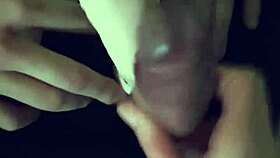 oh wow, frottage handjob with strap on feels so naughty!