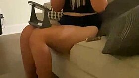 my big booty blonde slut gets her fat pussy wet