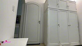 putinha rides with her ass until milking the cock in sheer red outfit 😍