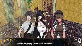 Horror Mansion Ep1 - Intense Footjob Under Desk!