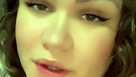 DJ Brisa enjoys guided masturbation from Mama Noel in bunny cosplay