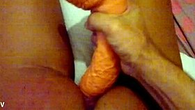 Argentina devours a big dildo, so intense and fun to watch.