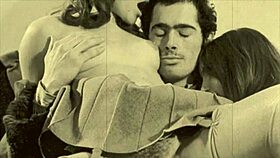 Vintage threesome fun 😏