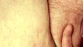 Mature bbw with big ass gets her shaved pussy fingered close up 😍