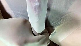 パンストオナニーコレクション、16回の激しい日本人ゲイ射精ビデオ1