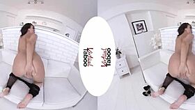 Wet shaved pussy orgasm in fishnets