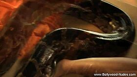 I feel her seductive indian striptease undressing