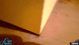 Stepbrother and stepsister help each other cum in panties