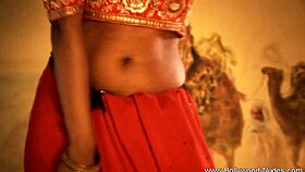 I feel her seductive indian striptease undressing
