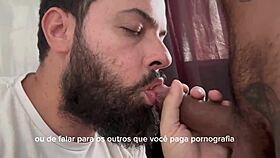 homem barbudo chupa 41 paus em mamada completa no red