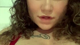 DJ Brisa enjoys guided masturbation from Mama Noel in bunny cosplay