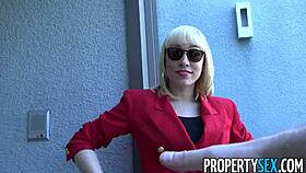 Propertysex - Red Blazer Agent Lily Labeau Closes Deal with Mansion Encounter