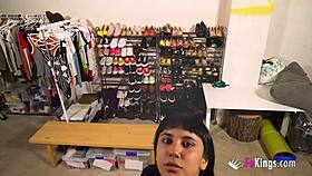 Petite latin babe moli myers seduces and bangs her assistant backstage