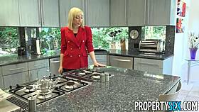 Propertysex - Red Blazer Agent Lily Labeau Closes Deal with Mansion Encounter