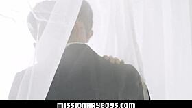 Beautiful stepmother Elena Ross spends time with her stepson