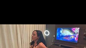 A cheating wife and a man have intercourse in front of her husband