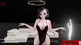 Cute Futa Rachel Dances To Pop Blender MMD 😍