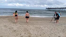 Lovely Ladies Beach Photoshoot In Bikinis