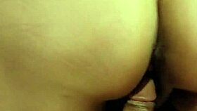 Watch that big ass swallow the whole cock bareback in gay action!