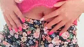 Model Poses Big Natural Tits While Moaning In Public Cowgirl Ride