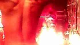 Ebony webcam striptease with clothes ripped