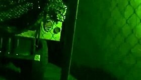 petite teen sneaks into army base for first hardcore fun