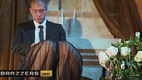 At Katrina's private party, she gets double penetrated roughly by Xander Corvus.