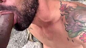 two guys fucking bareback on the african beach